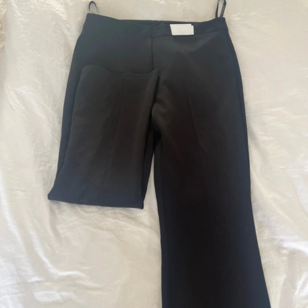 Topshop Cropped Flare trousers